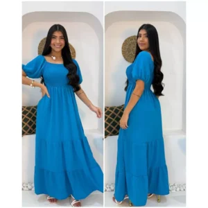 vestido longo de festa tres marias moda evangelica